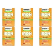 Vitron - C High Potency Iron Supplement Tablets - 60 Ea, 6 Pack