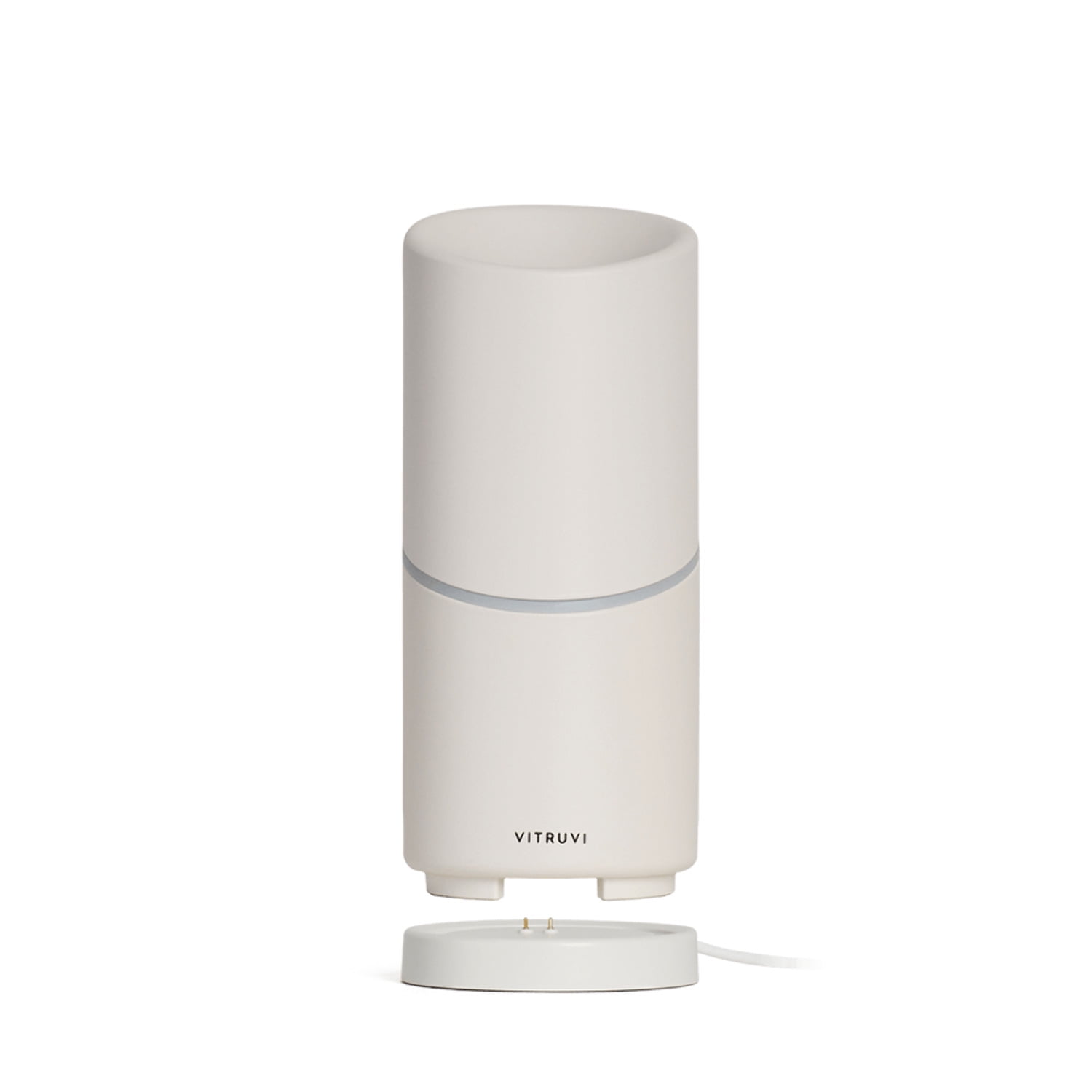 White Cordless Ultrasonic Essential Oil Diffuser with LED Light