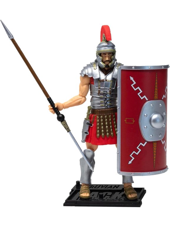 Vitruvian H.A.C.K.S. 10th Anniversary Roman Legionary Action Figure - Highly Articulated Collectible & Customizable Figurine with Interchangeable Parts and Accessories - 1:18