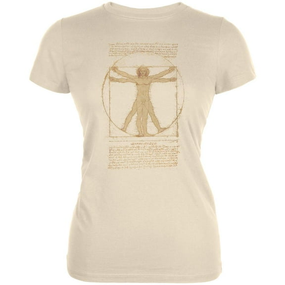 Vitruvian Man Juniors Soft T Shirt