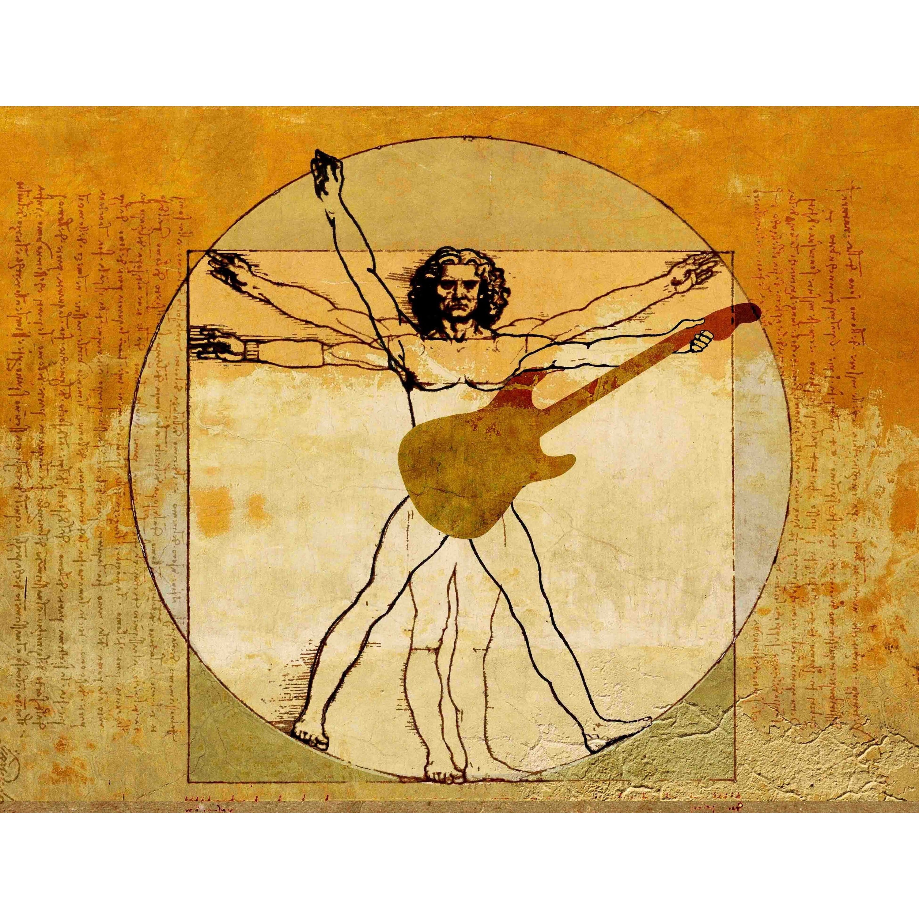 "Vitruvian" Painting Print on Wrapped Canvas
