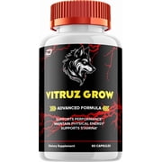 Vitruz Grow for Men Capsules   VitruzGrow Vitamin Complex Pills, Energy, 1 Pack, 60 Capsules