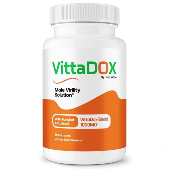 VittaDox Original Vitta Dox Capsules with a Natural Daily Blend for Energy & Wellness |Clean, Gentle, Easy-to-Swallow Pills (60 Capsules)