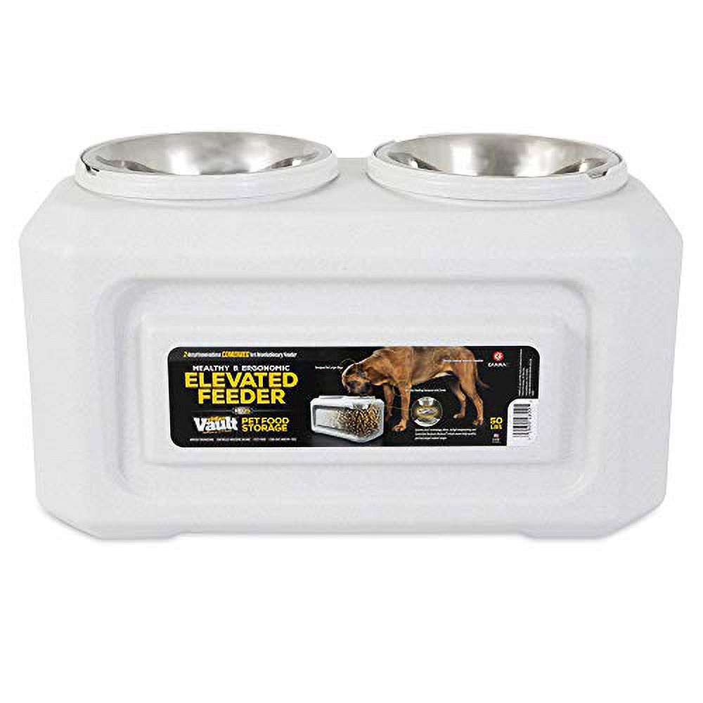 Vittles Vault Elevated Dog Feeder With Storage, Made In
