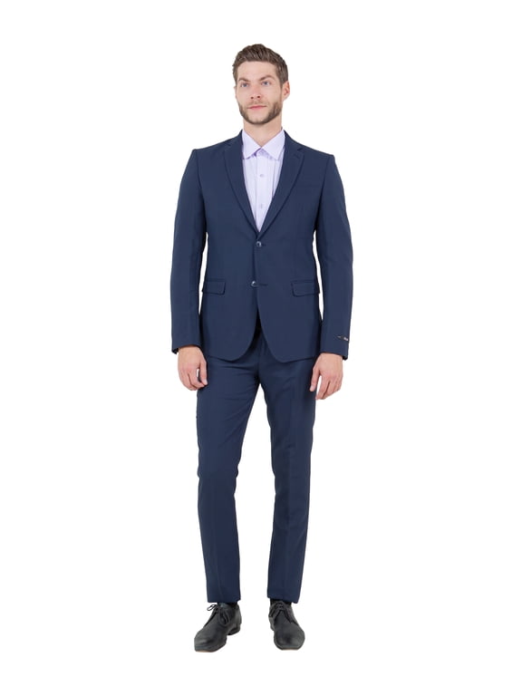 2-Piece Suit Set with Jacket and Dress Pants, Hybrid Fit(Slim To Modern)