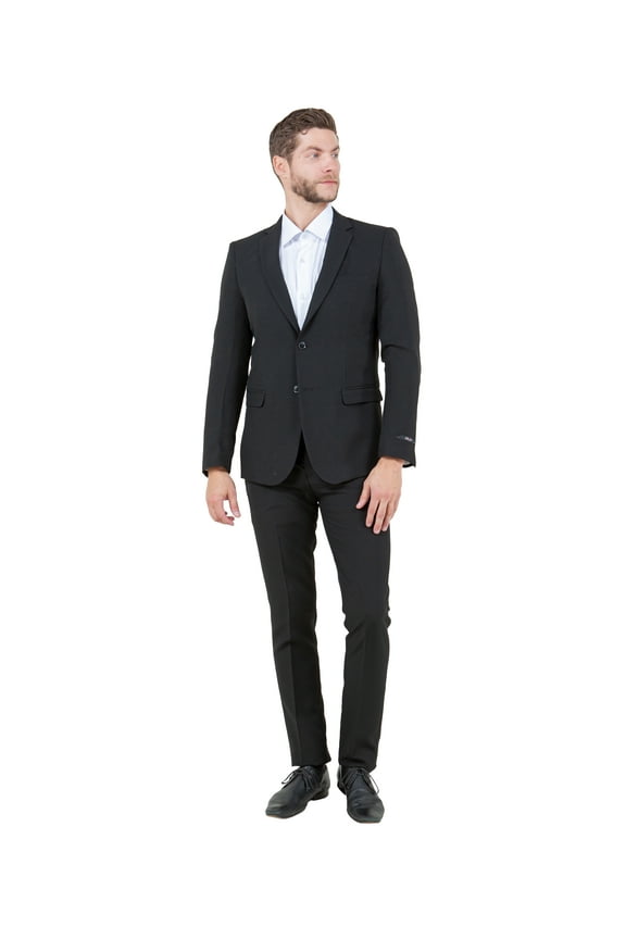 2-Piece Suit Set with Jacket and Dress Pants, Hybrid Fit(Slim To Modern)