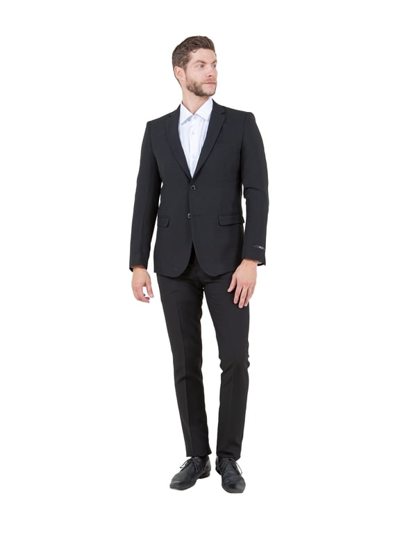 2-Piece Suit Set with Jacket and Dress Pants, Hybrid Fit(Slim To Modern)