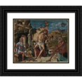thumbnail image 1 of Vittore Carpaccio 14x12 Black Ornate Wood Framed Double Matted Museum Art Print Titled: The Meditation on the Passion (ca. 1490), 1 of 5