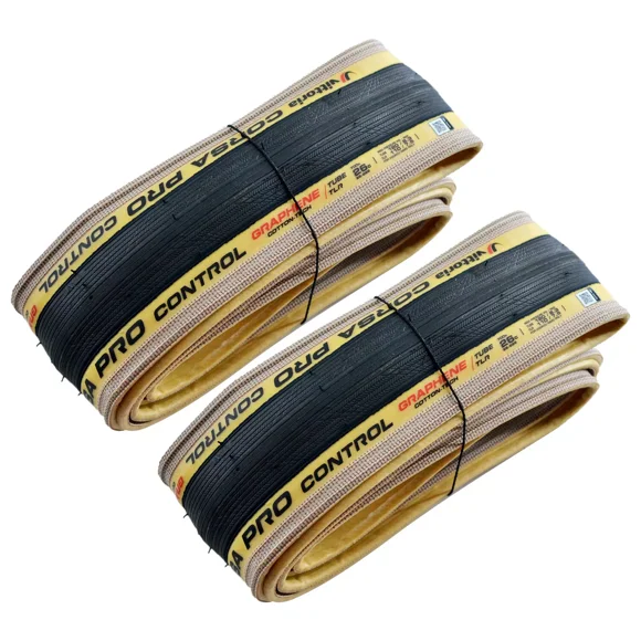 Vittoria CORSA PRO Control GRAPHENE Clincher TLR Tire 700x26C , Skinwall / Black, VT3113