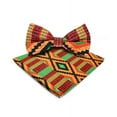thumbnail image 1 of Vittorio Farina Kente Bow Tie & Pocket Square, 1 of 50