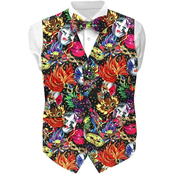 Vittorio Farina Mardi Gras Vest & Bow Tie ONLY Ver 1.