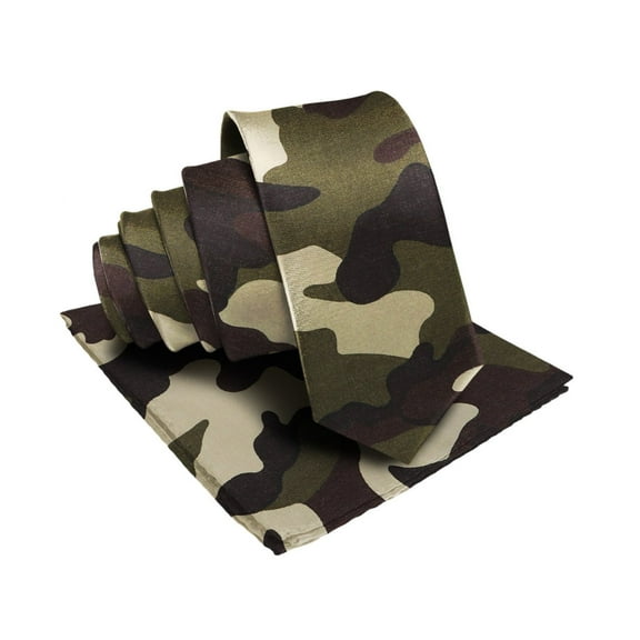 Vittorio Farina Men's Kente Satin Necktie & Pocket Square