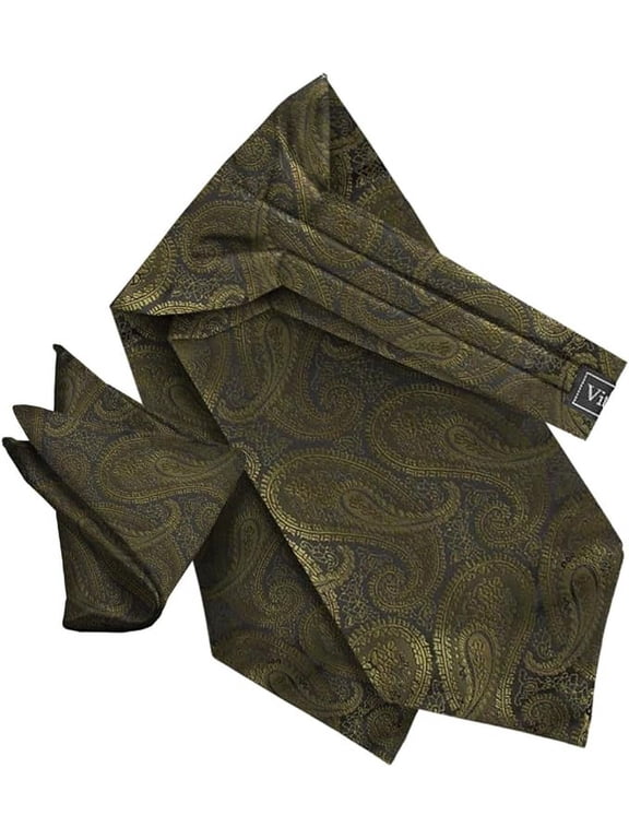 Paisley Tone On Tone Ascot & Pocket Square