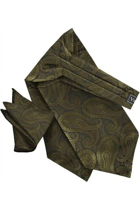 Paisley Tone On Tone Ascot & Pocket Square