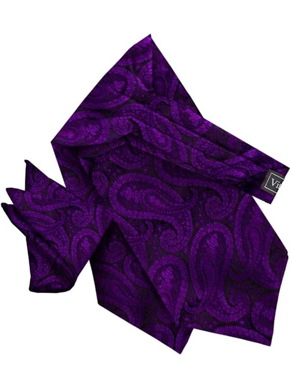 Paisley Tone On Tone Ascot & Pocket Square