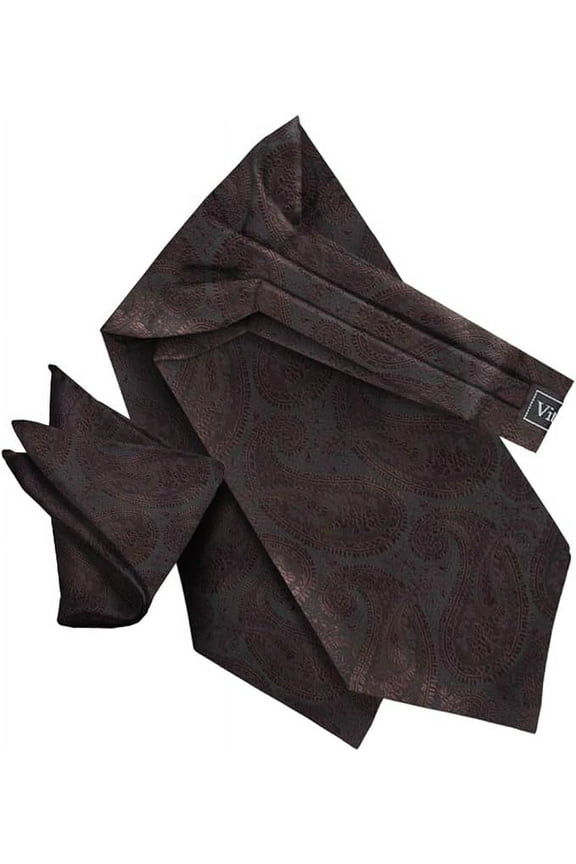 Paisley Tone On Tone Ascot & Pocket Square