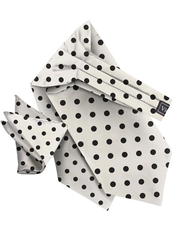 Polka Dot Ascot & Pocket Square