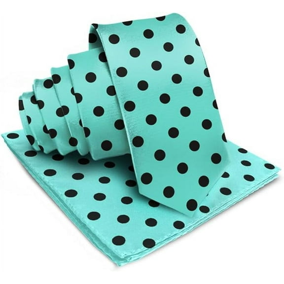 Vittorio Farina Polka Dot Necktie & Pocket Square