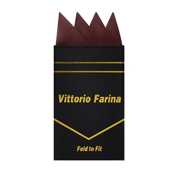 Vittorio Farina Pre-Folded Pocket Square (Four-Point)