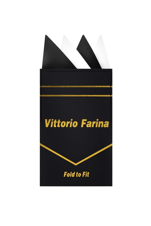 Pre-Folded Pocket Square (Two-Tone)