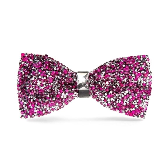 Vittorio Farina Rhinestone Bow Tie