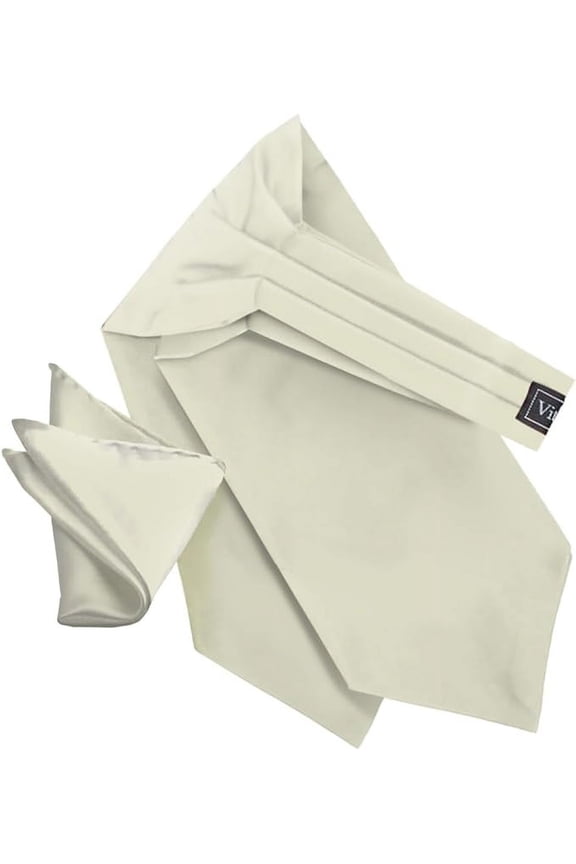 Solid Satin Ascot & Pocket Square