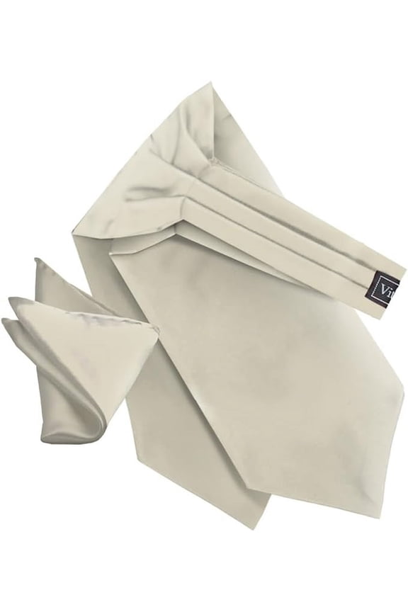 Solid Satin Ascot & Pocket Square
