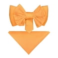 thumbnail image 1 of Vittorio Farina XL Solid Bow Tie & Pocket Square, 1 of 83