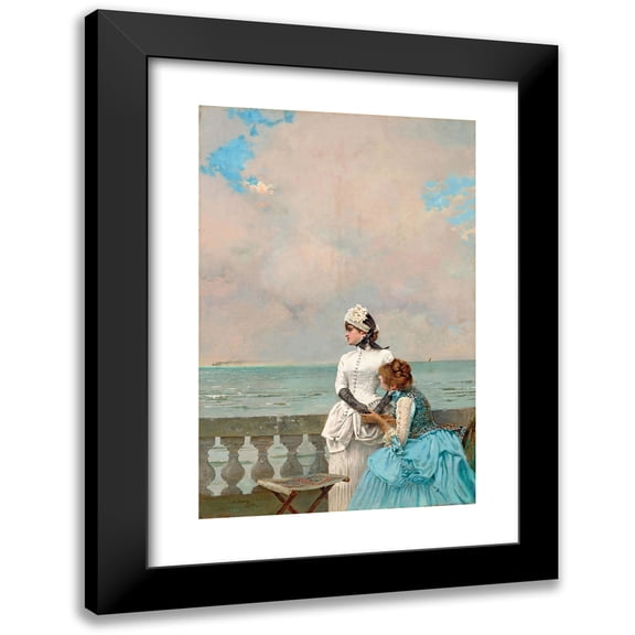 Vittorio Matteo Corcos 11x14 Black Modern Framed Museum Art Print Titled - Dis-Mois Everything
