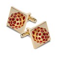 thumbnail image 1 of Vittorio Vico Studded Colorstone Crystal Flower Cufflinks: CL12XX Series, 1 of 125