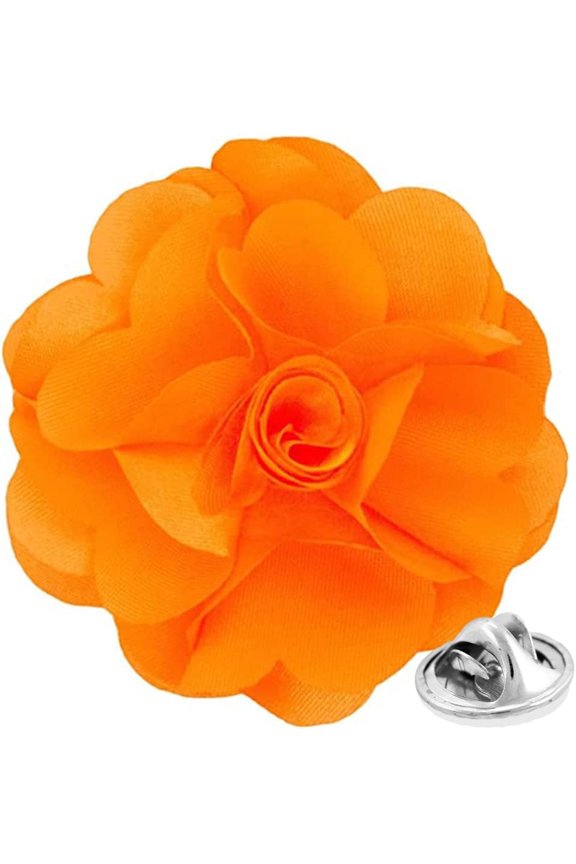 Men's Formal Solid Flower Lapel Pin: Flower Pin Suit Accessories Pins for Suit or Tuxedo