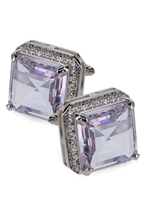 Large Big Square Crystal Colorstone Cufflinks: CL 70XX Series