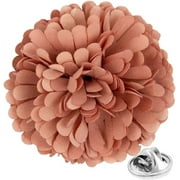 Vittorio Vico Mens Formal Carnation Flower Lapel Pin
