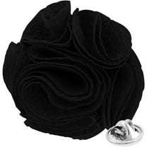 Vittorio Vico Men's Formal Solid Rose Seersucker Flower Lapel Pin: Flower Pin Suit Accessories Pins for Suit or Tuxedo