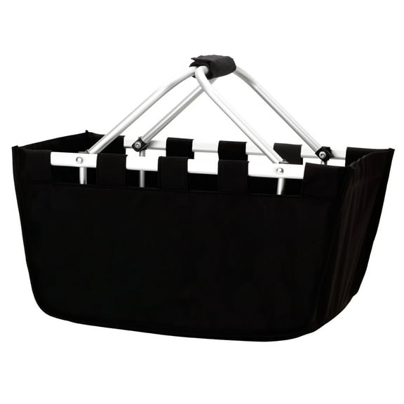 Wholesale Boutique Marketvl-Blk Black Market Tote with Durable Removable Alumi..