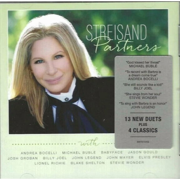 Viva - Barbra Streisand Partners, New! Cd 17 Tracks, Duets, Andrea Bocelli, John Legend