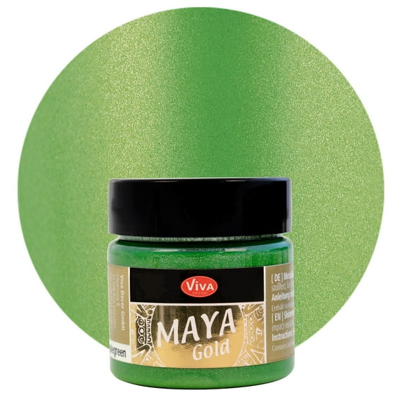 Viva Decor 123270234 Maya Gold Paint, Apple Green Multi-Colored