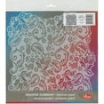 thumbnail image 1 of Viva Decor Large Background Stencil 11.4"x11.4"-lace, 1 of 2