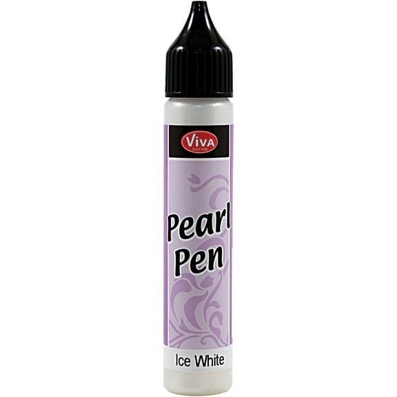 Viva Decor Pearl Pen 25ml-Ice White