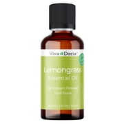 Viva Doria 100% Pure Lemongrass Essential Oil, Undiluted, Therapeutic & Food Grade, Guatemalan - Lemongrass Oil, 30 mL 1 Fl Oz