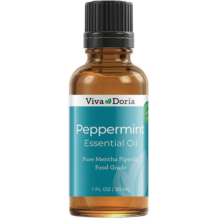 Viva Doria 100% Pure Northwest Peppermint Essential Oil Undiluted Food Grade Made in USA 30 ml (1fl oz)
