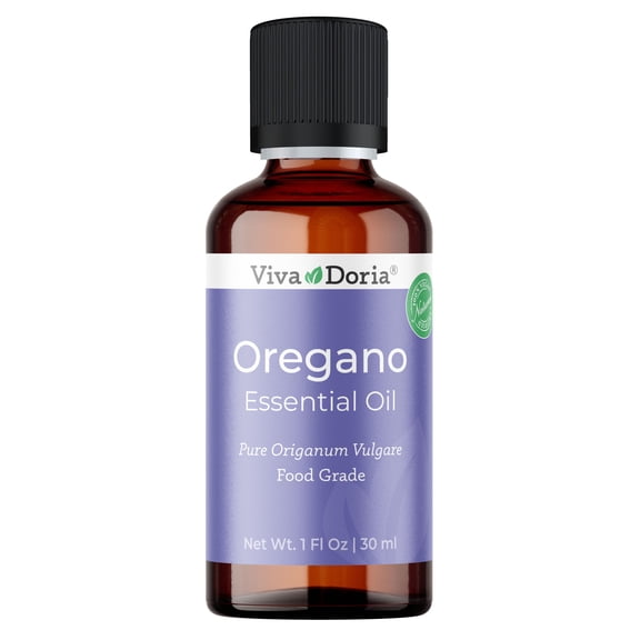Viva Doria 100% Pure Undiluted Food Grade Oregano Essential Oil 30 mL (1 Fluid Ounce)