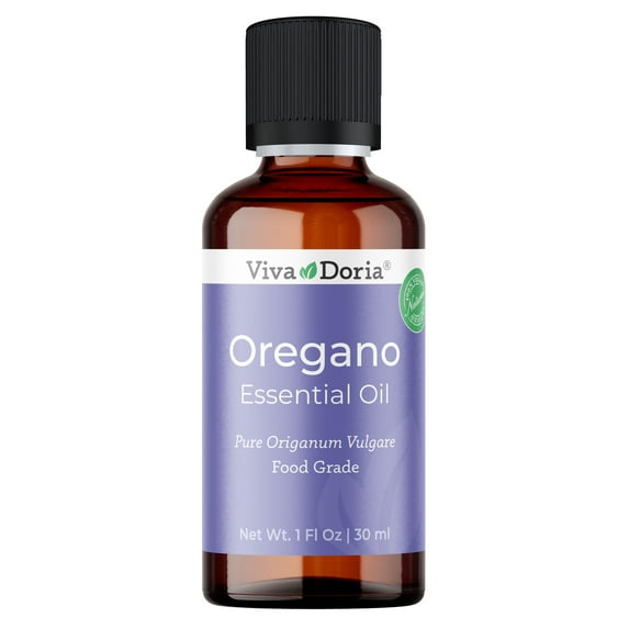 Viva Doria 100% Pure Undiluted Food Grade Oregano Essential Oil 30 mL (1 Fluid Ounce)