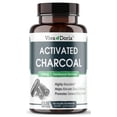 thumbnail image 1 of Viva Doria Activated Charcoal Capsules 520 mg, 120 Vegetable Capsules, 1 of 3
