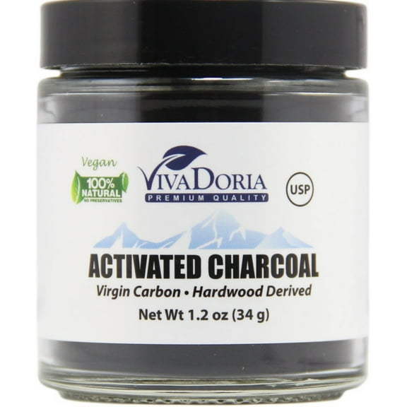 Viva Doria Activated Charcoal Powder 1.2 oz