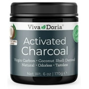Viva Doria Activated Charcoal Powder, Coconut Shell Derived, 6 Oz