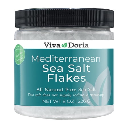 Viva Doria Mediterranean Sea Salt Flakes, 8 oz