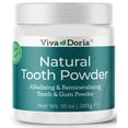 thumbnail image 1 of Viva Doria Natural Fluoride Free Tooth Powder, Refreshes mouth, Freshens Breath, Keeps Teeth and Gum Healthy, Mint Flavor, 10 oz, 1 of 2