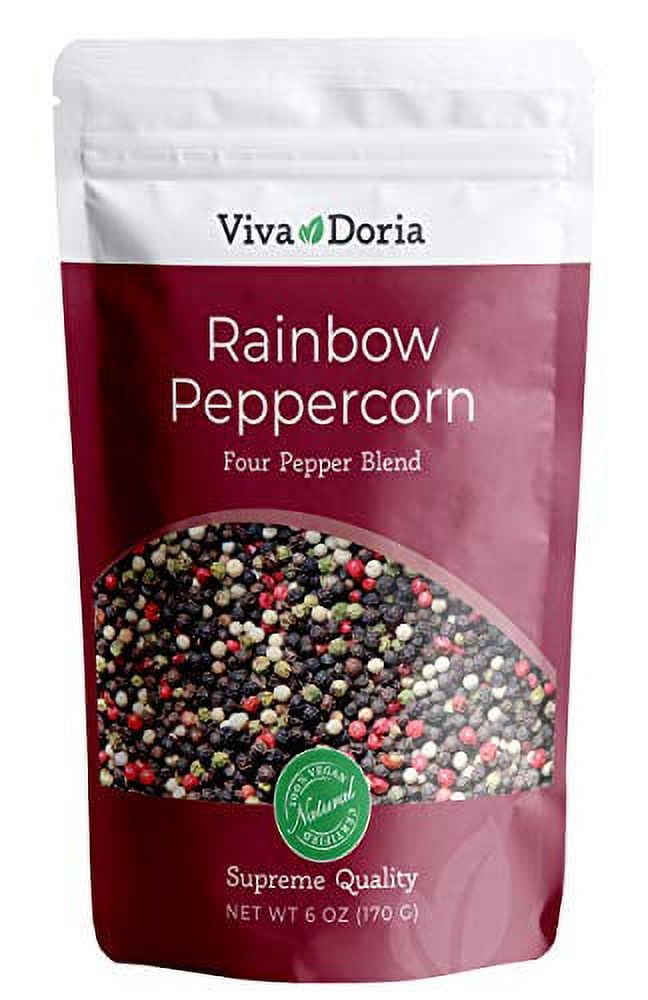 Viva Doria Whole Rainbow Peppercorn Blend, 6 Oz