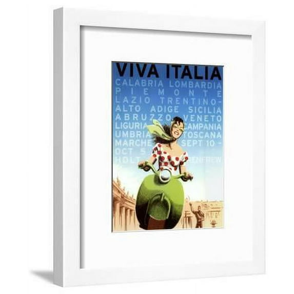 Viva Italia, Framed Art Print Wall Art by Vintage Apple Collection Sold by Art.Com